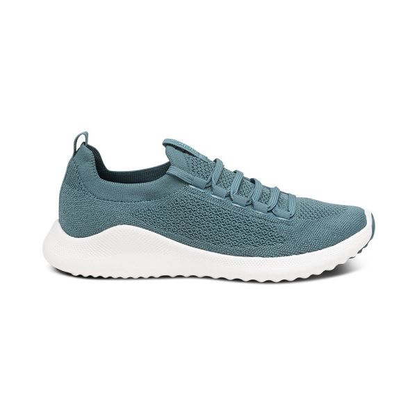 Aetrex Carly Arch Support Sneakers Γυναικεια Μπλε Greece 58160GWEP